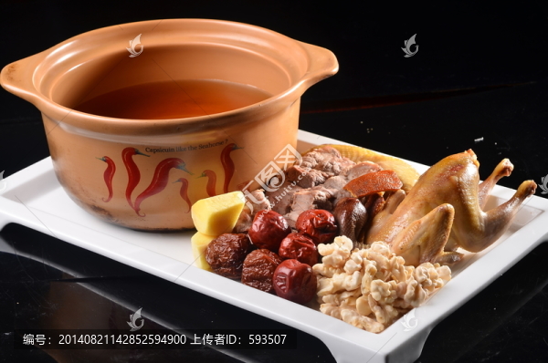 核桃紅棗煲鷓鴣