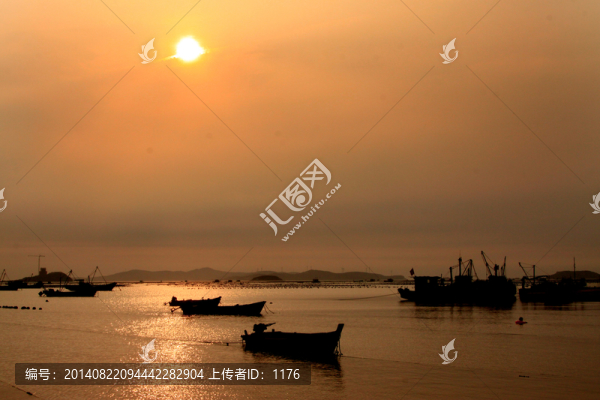 海面黃昏