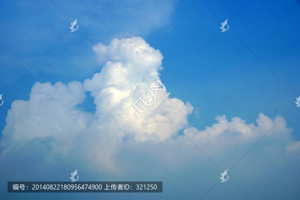 藍天白云
