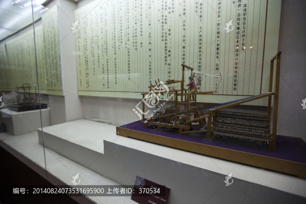 紡織機,南京云錦博物館,模型