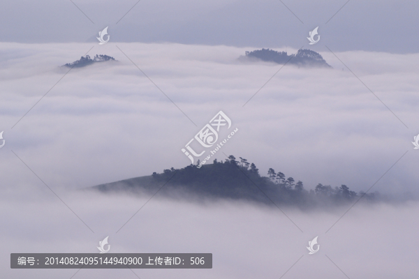 水墨山林,云霧,霧氣,霧,彌漫