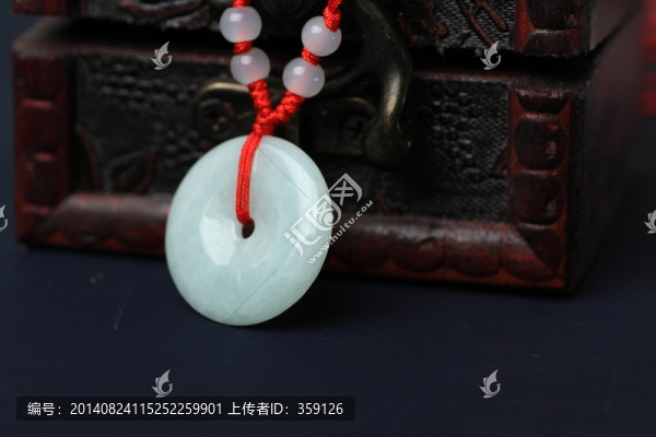 和田玉吊墜,白玉平安扣,和田玉