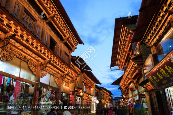 獨(dú)克宗古城舊景