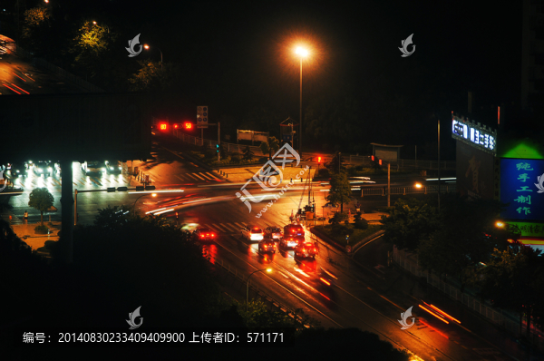 深夜路口