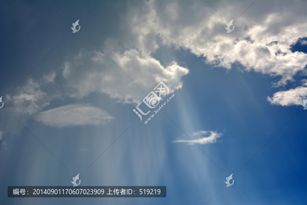 藍天白云