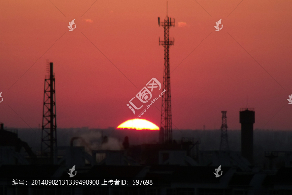 日落