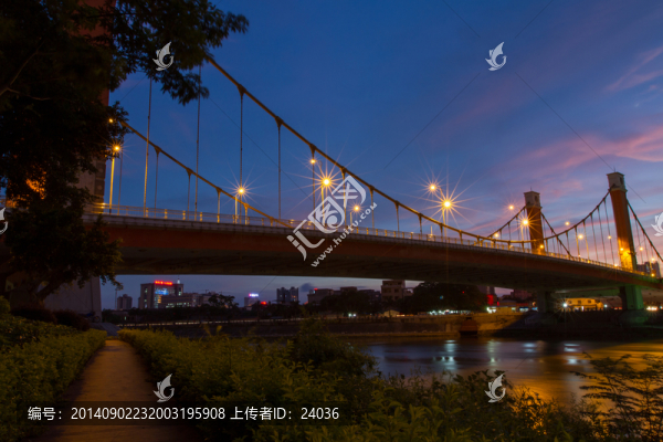 欽州夜景,子材大橋