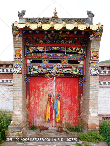 寺廟,廟門