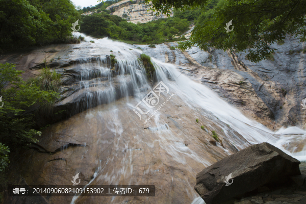 瀑布,山泉