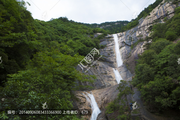 山泉,瀑布,溪流