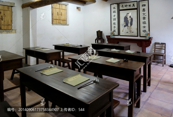 舊時私塾學(xué)堂