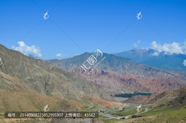 盤山公路,黃河丹霞地貌