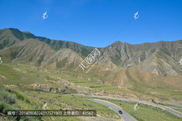 盤山公路,黃河丹霞地貌