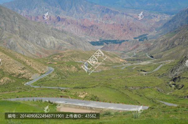 盤(pán)山公路,黃河丹霞地貌
