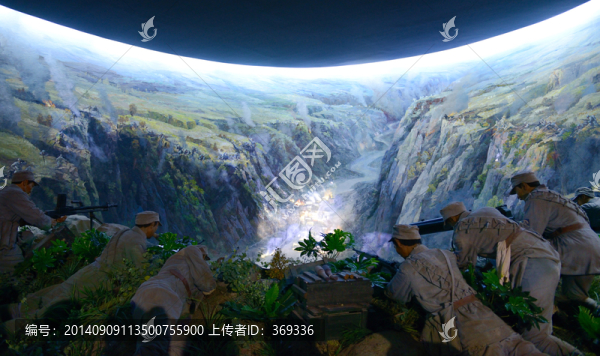 抗日伏擊戰(zhàn)模擬場景