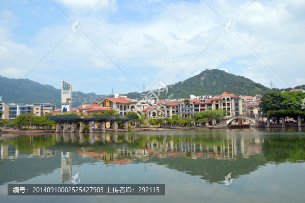 湖景,湖邊,深圳風(fēng)光,別墅