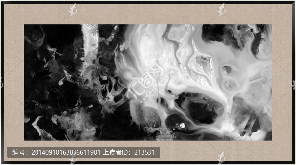流彩抽象,抽象畫,抽象,無框畫