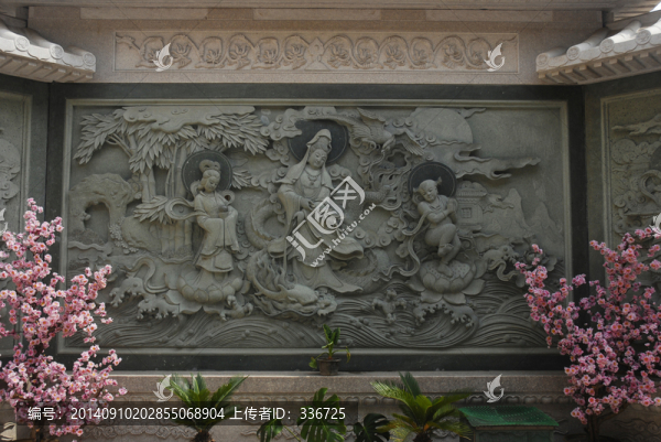 掛甲禪寺照壁及磚雕