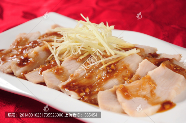 蒜醬松板肉