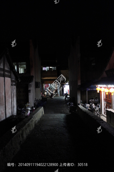 楓涇古橋夜景