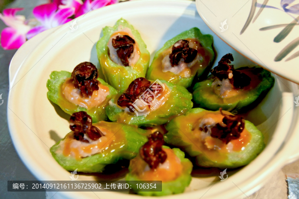 鮑汁蠔豉釀涼瓜