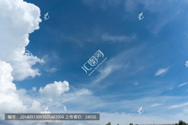 藍天,白云