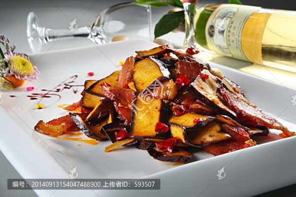 美極豆干焗咸肉