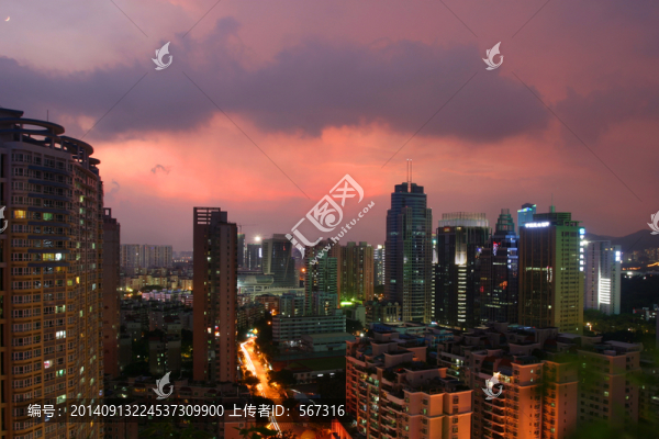 深圳的天空