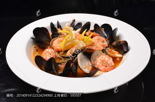 白蘭地海鮮大燴菜