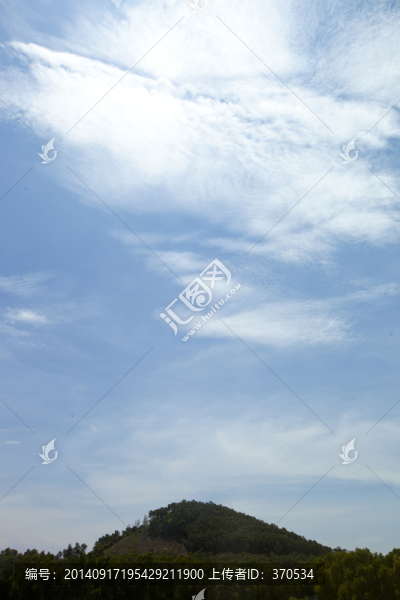 海南省,三亞,天空,云彩,藍天