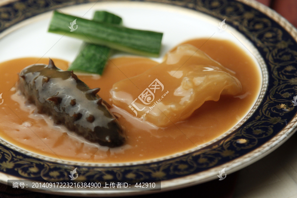鮑汁花膠扣遼參