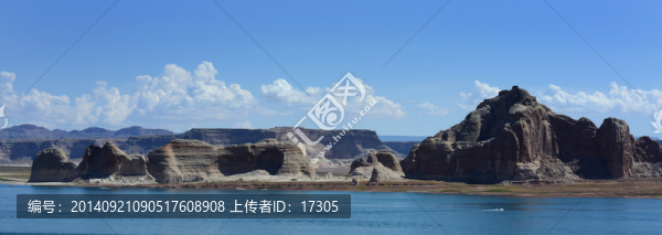 美國西部包偉湖風(fēng)光