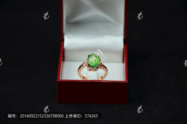 綠玉髓戒指
