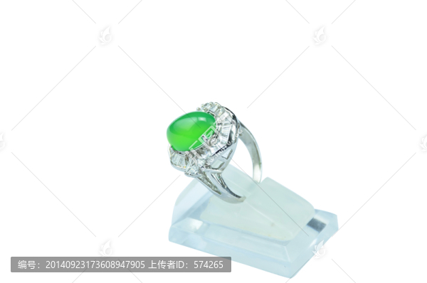 綠玉髓戒指