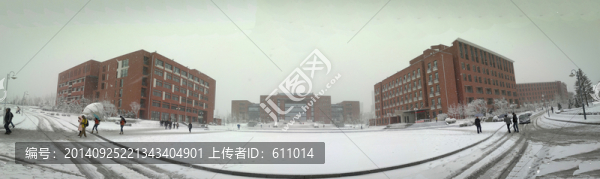 令希圖書館,雪景圖