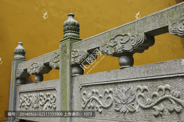 寺廟石護(hù)欄