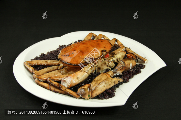 中國美食,餐飲文化,黑米,雪蟹