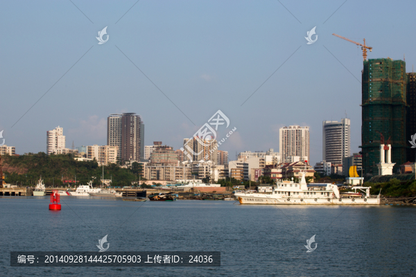 防城港,海灣城市風光