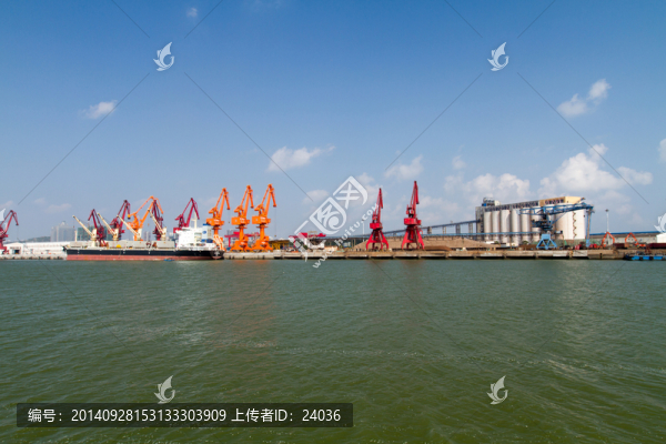 防城港,港口碼頭風(fēng)光