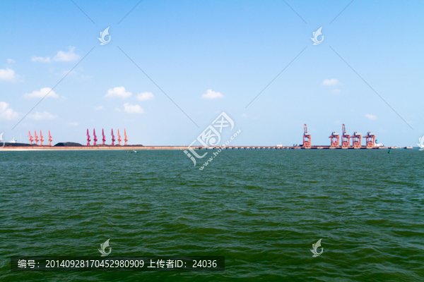 大海,港口,吊機(jī)