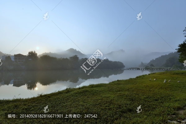 仙都的早晨
