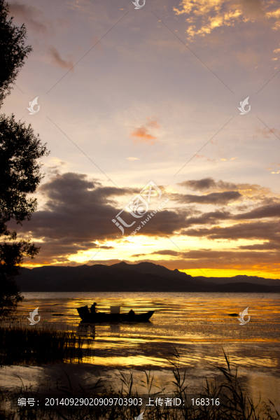 夕陽（高清大畫幅）