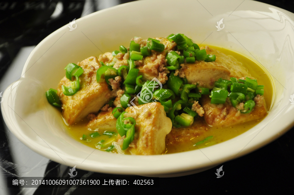 青椒燜豆腐
