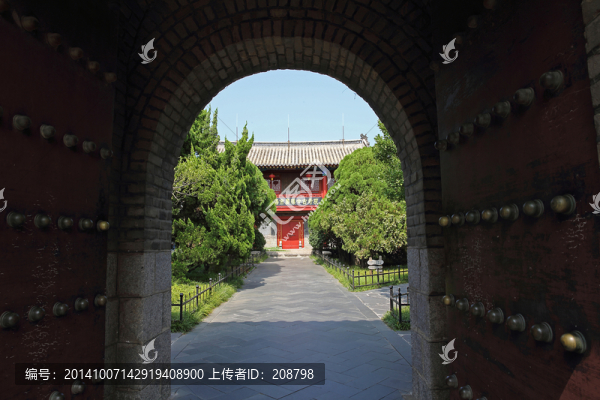 廟門