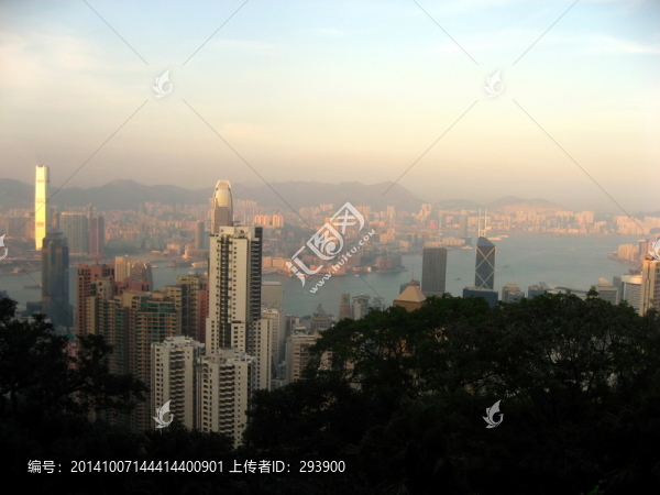 鳥瞰香港維多利亞港