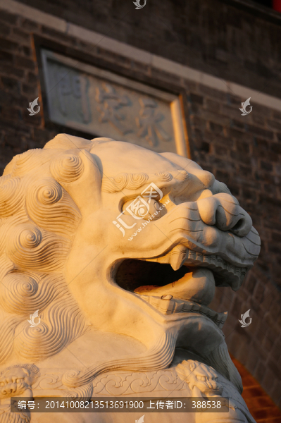 永定門(mén)前的石獅