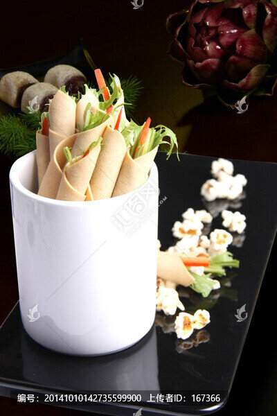 蔬菜手卷爆米花