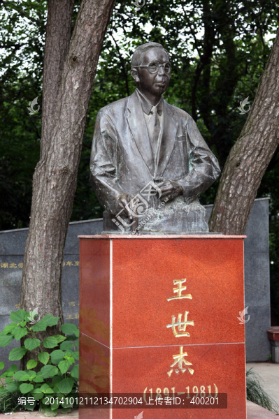 武漢大學首任校長王世杰青銅雕像