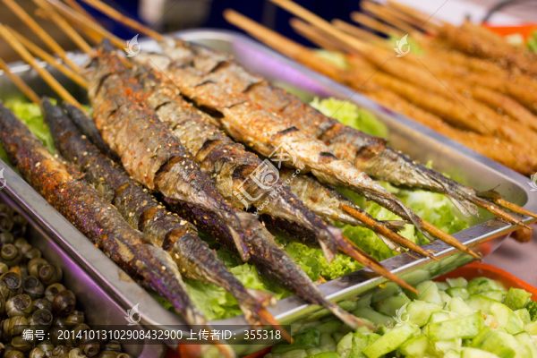 美食,小吃,烤魚