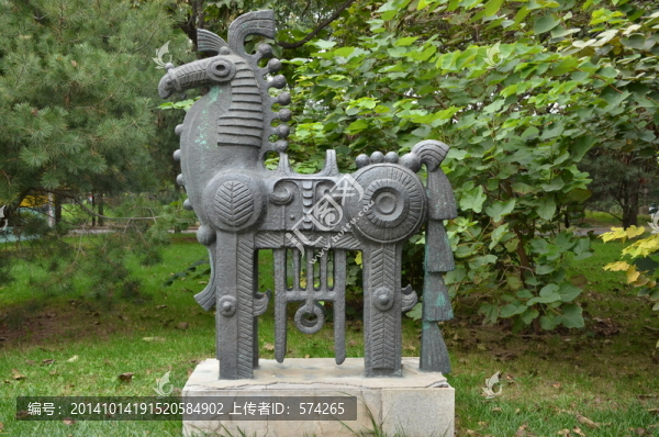 咫尺山河,雕塑
